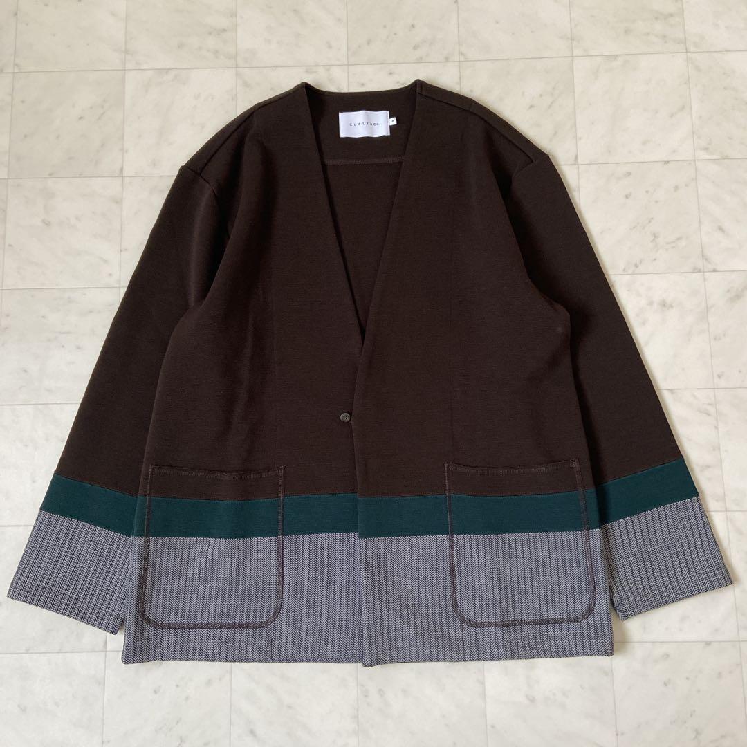 ✨未使用✨ CURLY カーリー　ノーカラー　ジャケット　カーディガン　Lサイズ