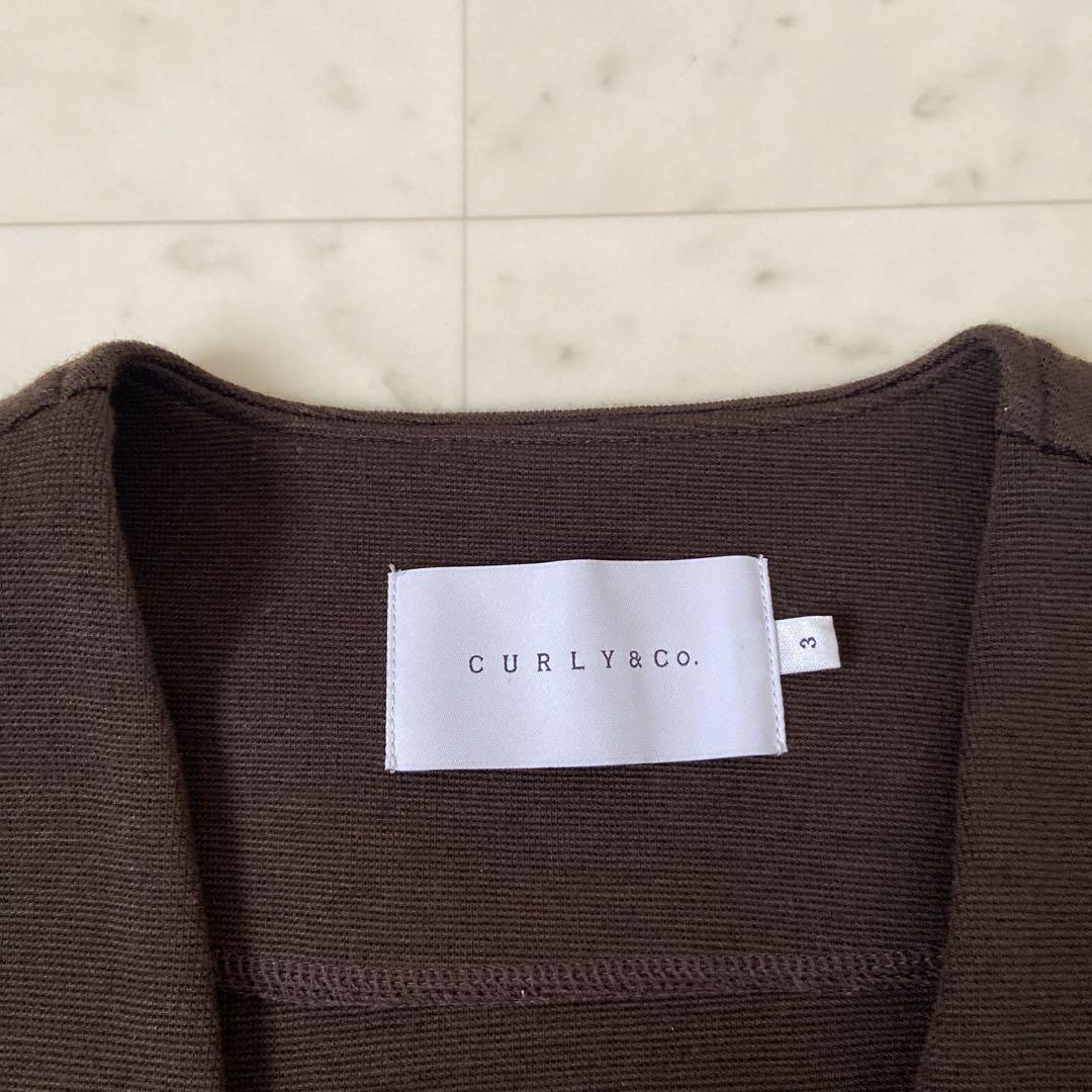 ✨未使用✨ CURLY カーリー　ノーカラー　ジャケット　カーディガン　Lサイズ