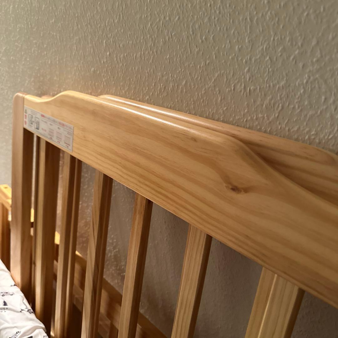 KATOJI カトージ ベビーベッド ハイシート レギュラーサイズ+ ベビー布団