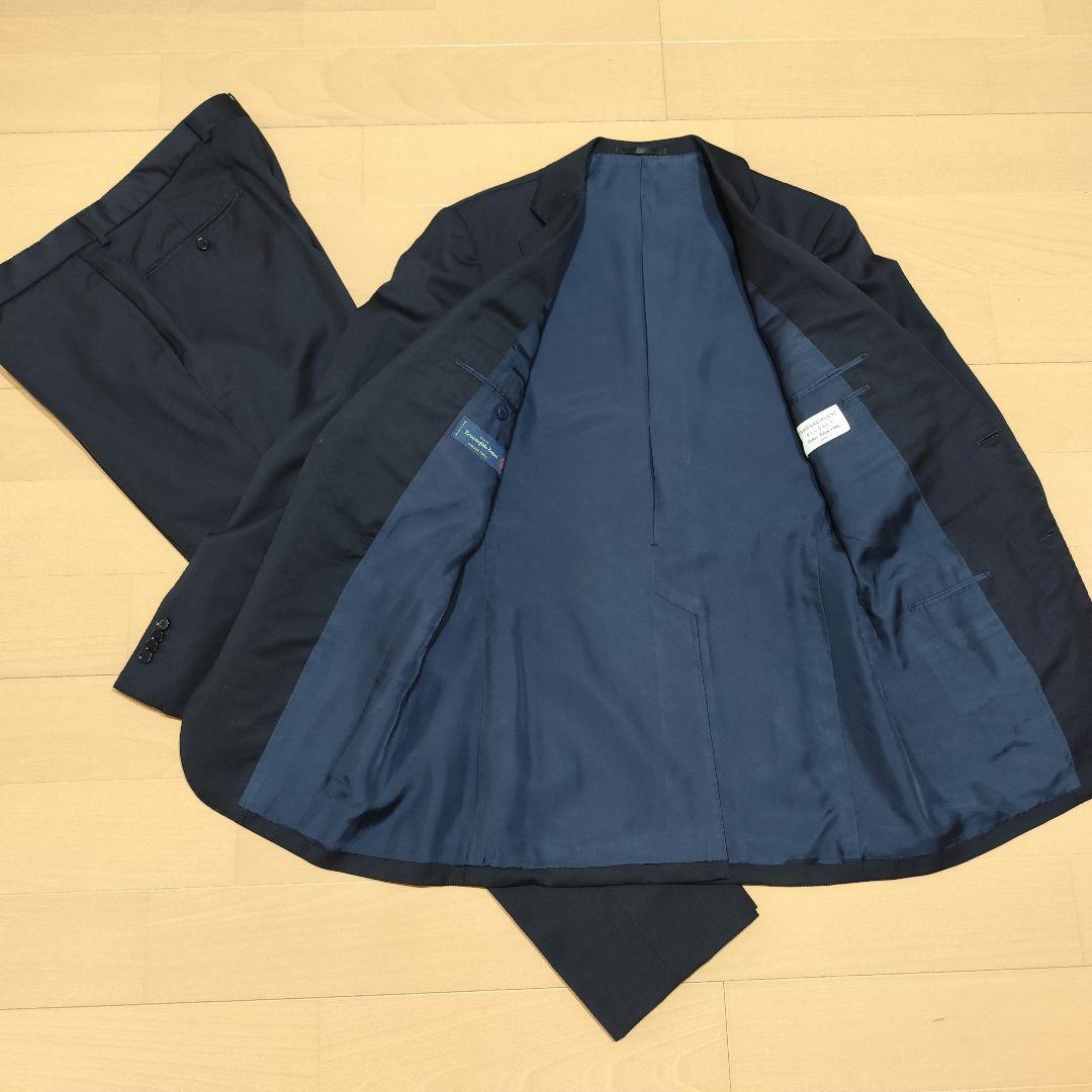 美品 トゥモローランド ピルグリム×ゼニア セットアップ 大きいサイズ 紺 50