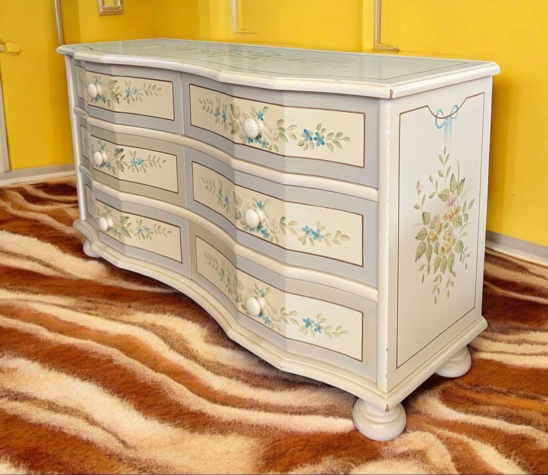 安心のたのメル便発送★ロココ調チェスト　重厚感高級感抜群！