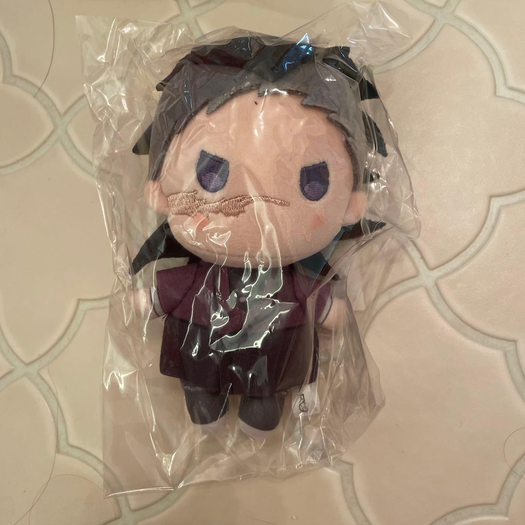 鬼滅の刃きめつ食堂　ゆらふわぬいぐるみランダム缶バッジ　不死川玄弥セット