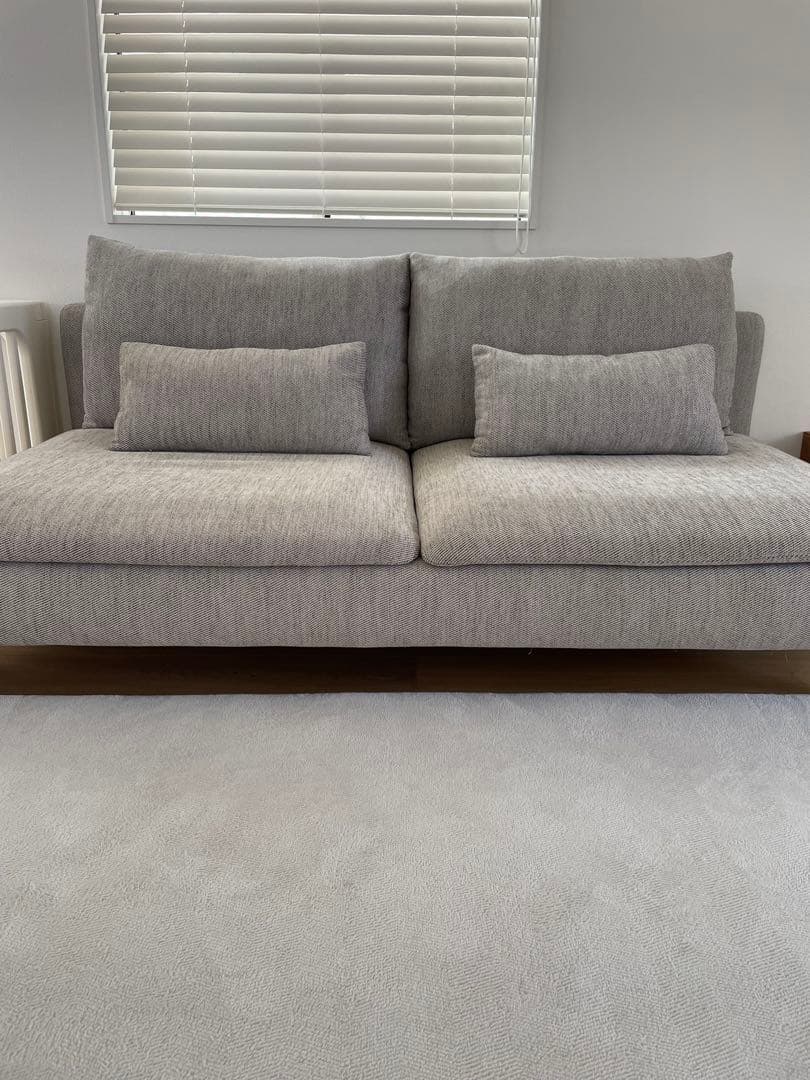 IKEA ソーデルハムン 3人掛けソファ　ヴィーアルプ ベージュ/ブラウン