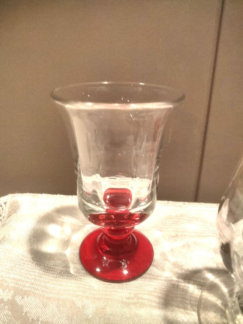 倉敷ガラス　名工　小谷眞三 リキュールグラス3個とカラー写真集