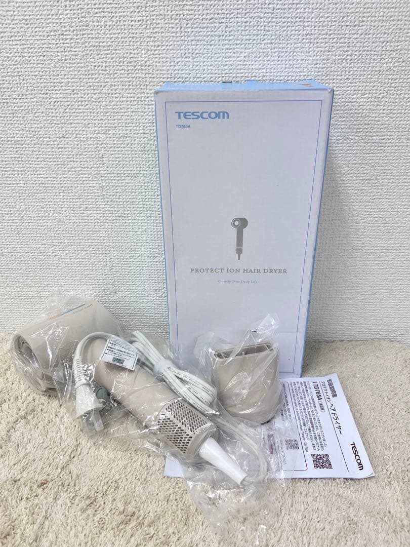 KD1#1 TESCOM プロテクトイオンヘアドライヤー TD765A
