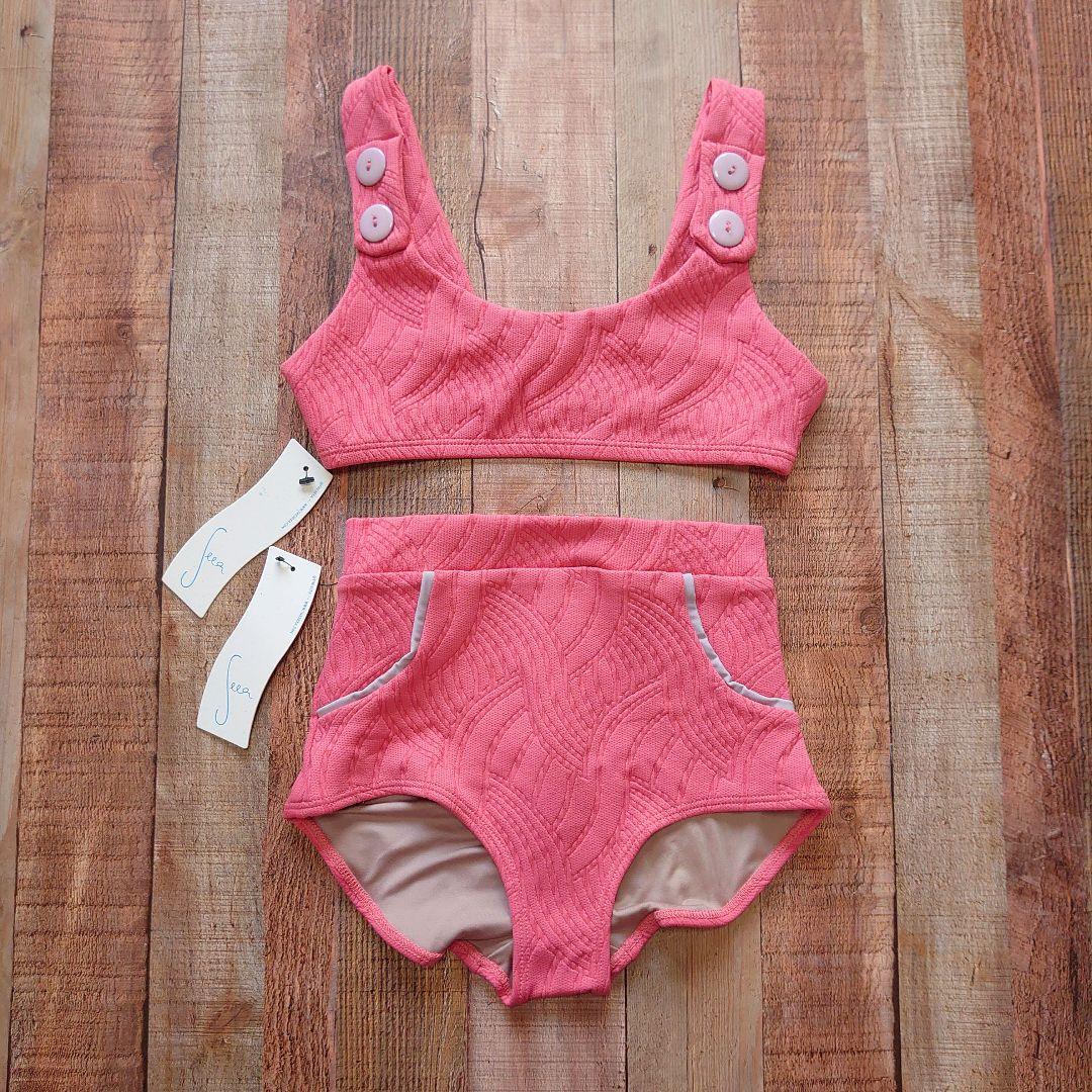 【 新品 タグ付き】Seea シーア 水着 ビキニ ピンク XS 日本 S相当