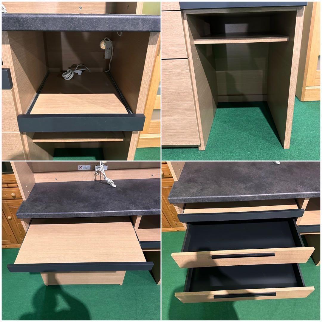 パモウナ キッチンボード SY-1200R キッチン収納 食器棚 G008