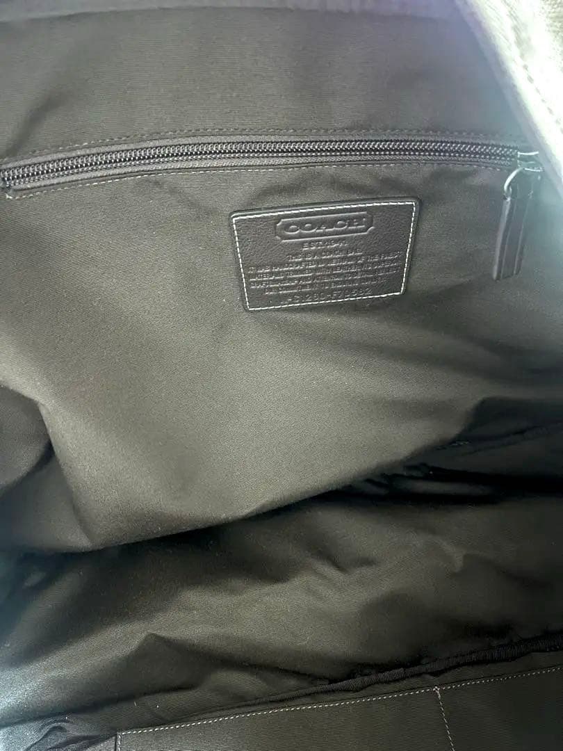 COACH【コーチ】ボストンバッグ キャンバス レザー　ベージュ 旅行