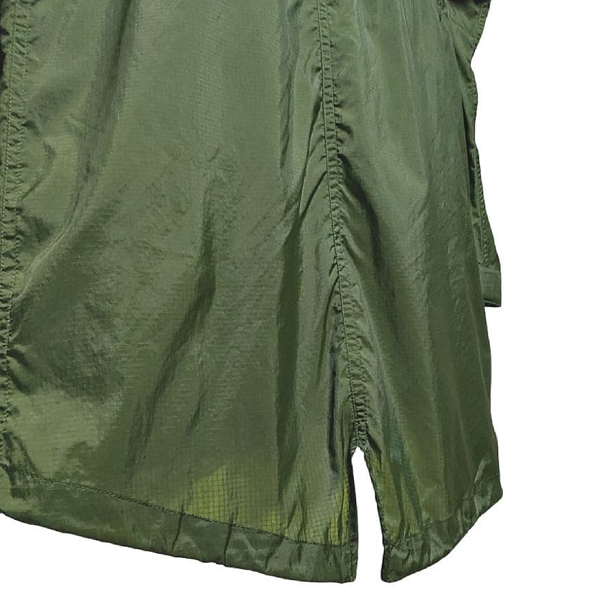 プライベートホワイト ハンドメイド フィッシュテール ナイロンコート XL相当