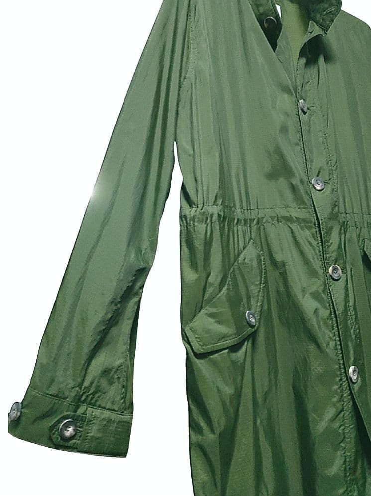 プライベートホワイト ハンドメイド フィッシュテール ナイロンコート XL相当