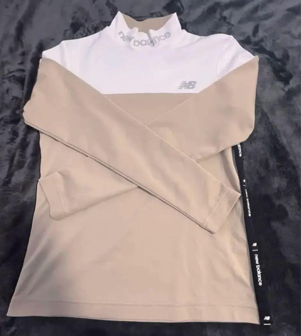 PUMA GOLF 長袖ポロシャツ ベージュ/ブラック