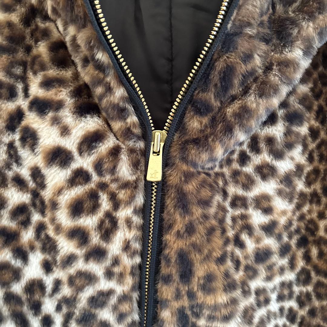 【ORDINARY JOY】Leopard Fur gilet