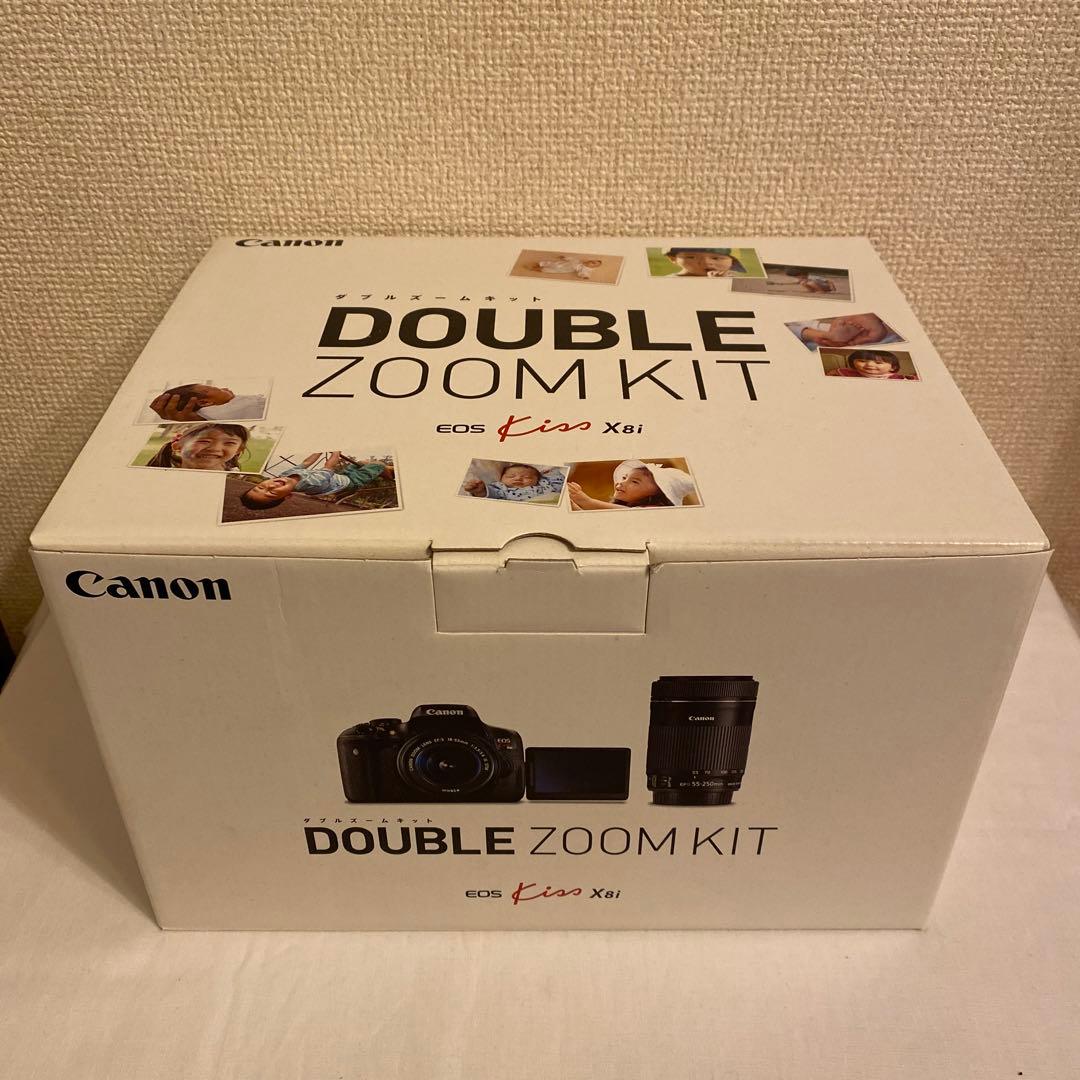 【美品】Canon EOS KissX8iダブルズームキット