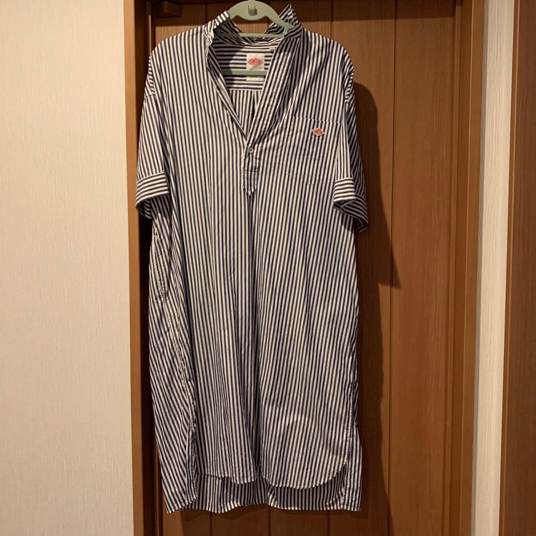 ダントン　ストライプシャツワンピース