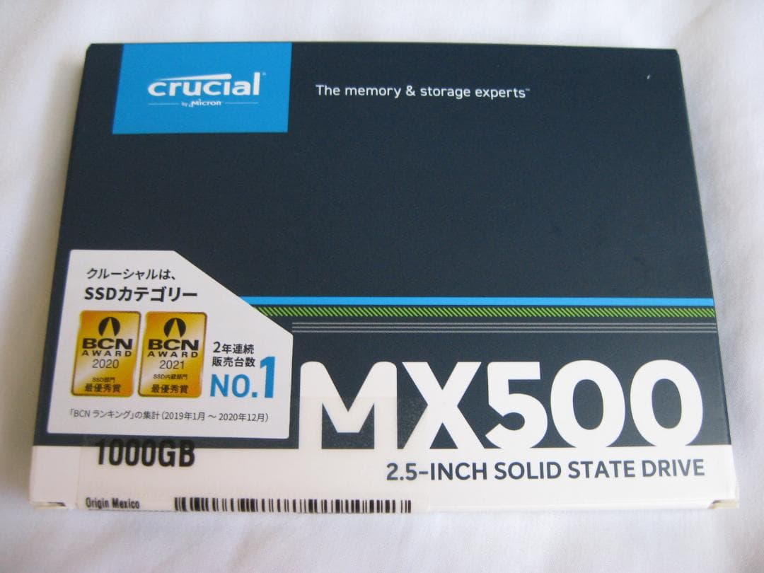 新品未開封 crucial CT1000MX500SSD1JP SSD 1TB