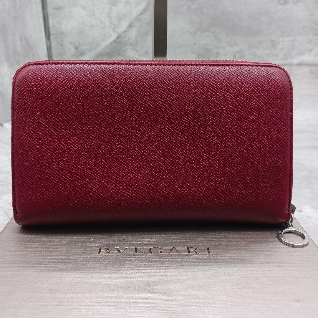 ✨美品✨ ブルガリ ビーゼロワン ラウンドファスナー レディース 長財布 レッド