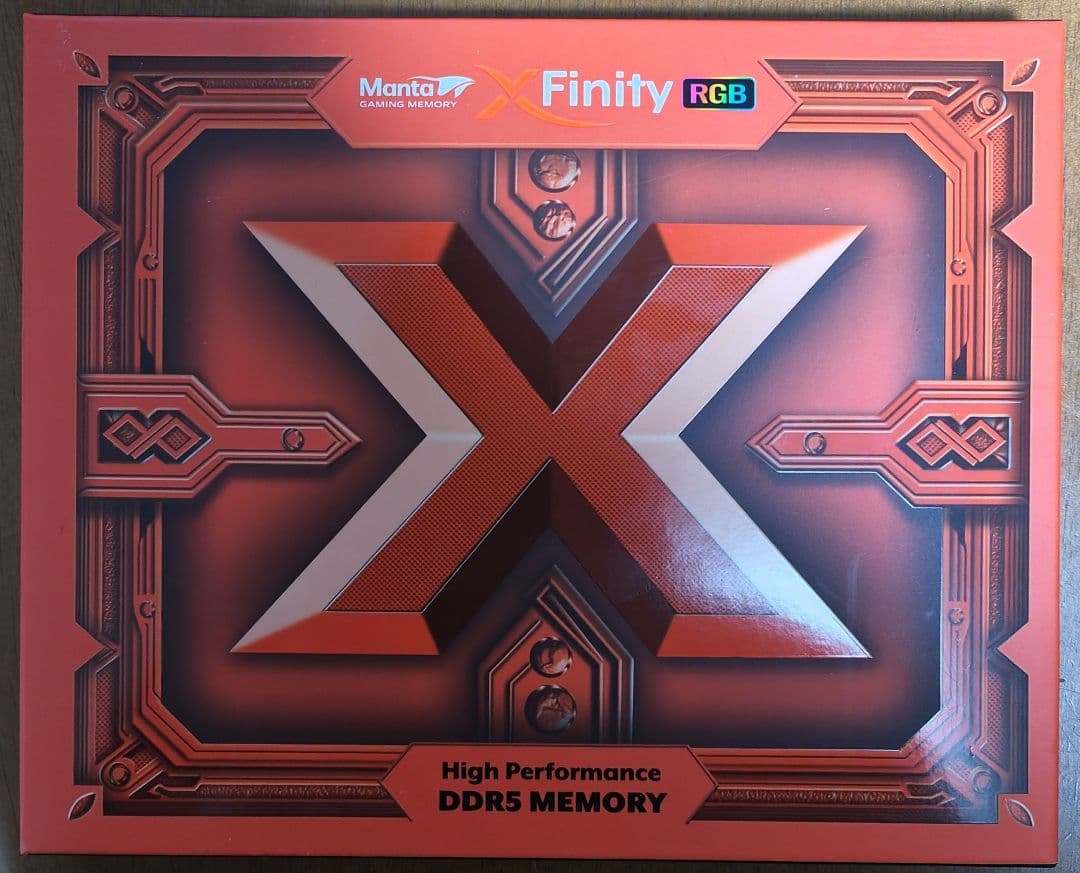 メモリー Manta Xfinity DDR5 32GB 6000MHz RGB