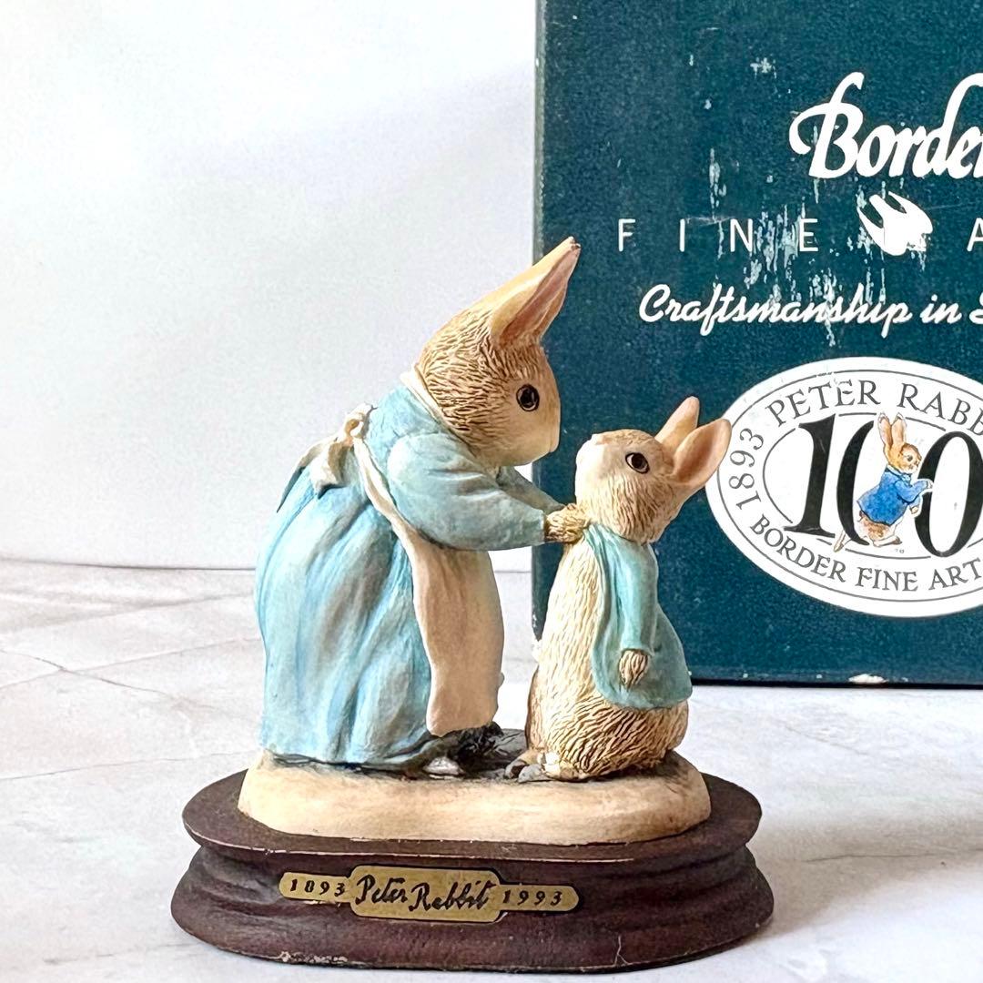 ピーターラビット　◆希少100周年記念　【Mrs.Rabbit & Peter】