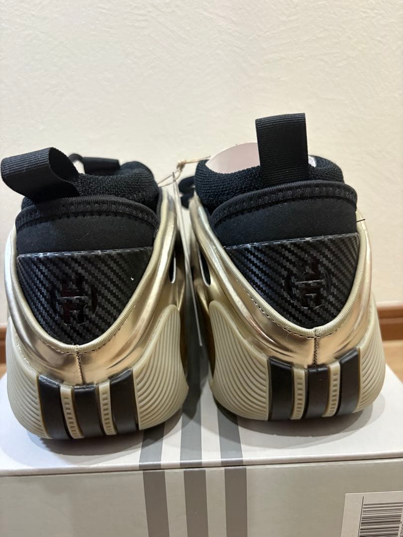 アディダス　ハーデン9 28センチゴールド/ブラック シューズ