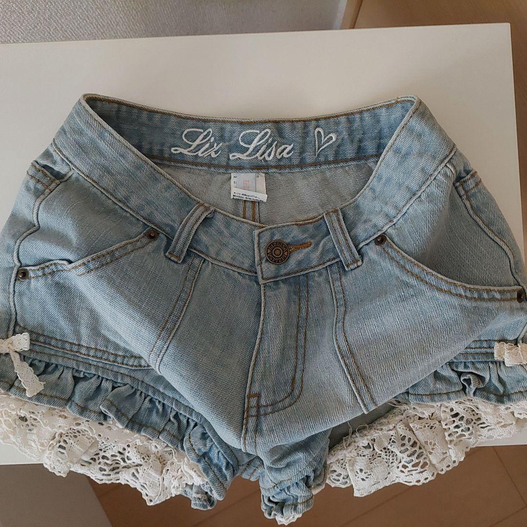 LIZ LISA リズリサ デニムショーパン 希少　Y2K