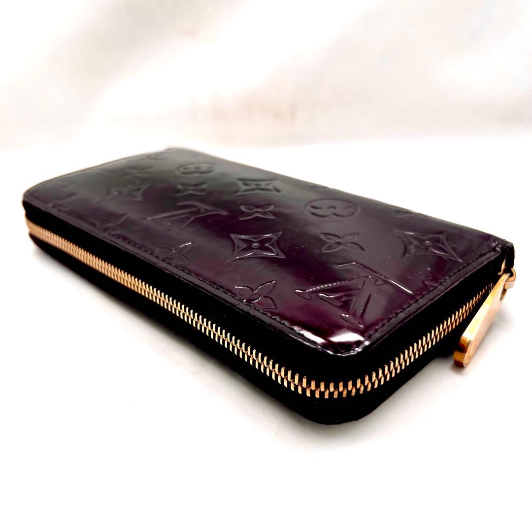 はる ルイヴィトン アマラント ジッピーウォレット ヴェルニ モノグラム