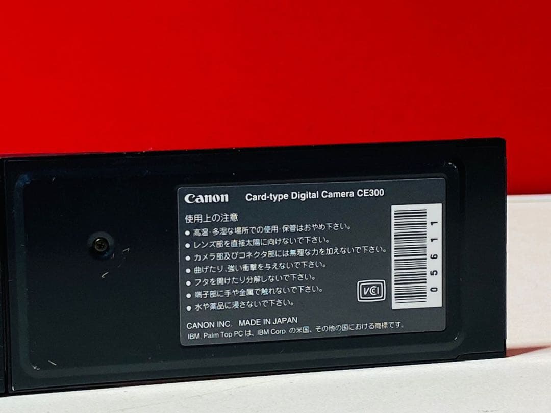 Canon CE300 カード型デジタルカメラ IBM Palm 用
