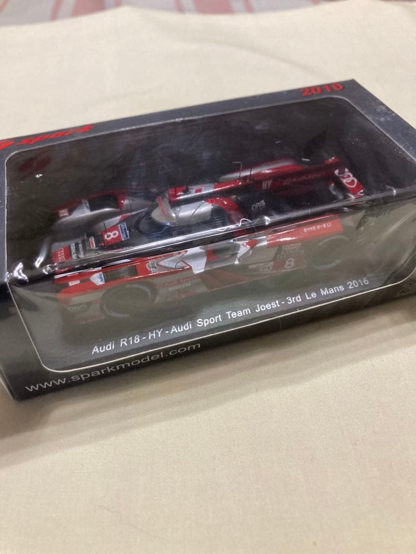 スパーク 1/43 アウディ R18 HY LM2016 No.8 3位