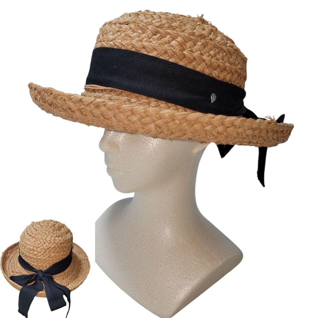 極美品 ヘレンカミンスキー 紫外線対策 ラフィアハット Classic