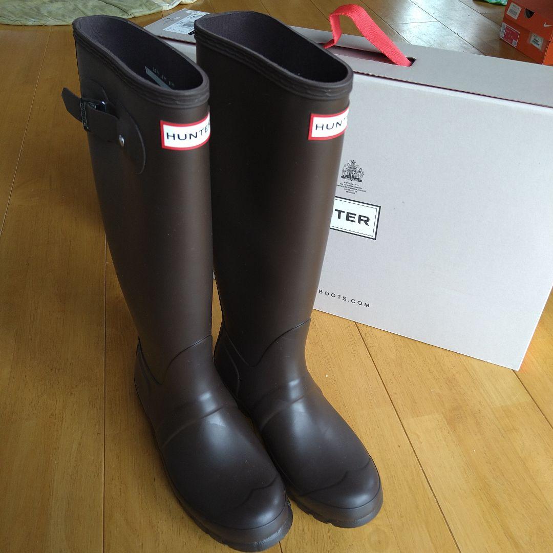 HUNTER 長靴 ビターチョコレート　オリジナル レディース