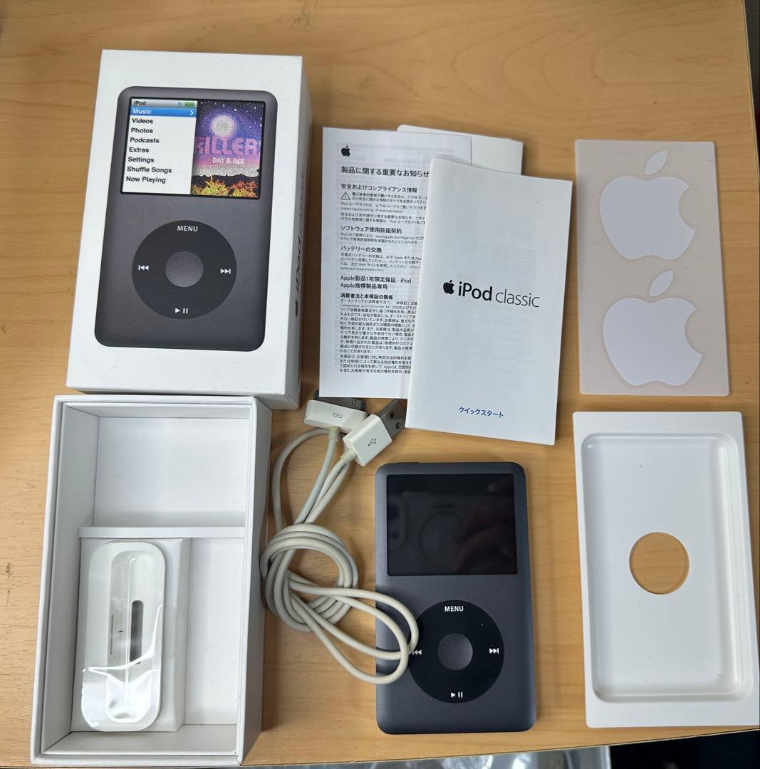 第6.5世代Apple iPod Classic160GB ブラック