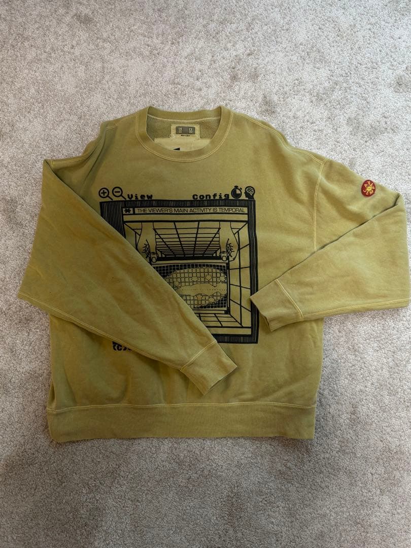 C.E シーイー スウェット　黄色　Lさいず