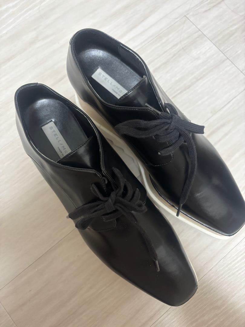 STELLA McCARTNEY 厚底レースアップシューズ　37 1/2