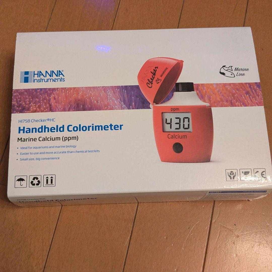 ハンナ HI 758 吸光光度計 チェッカーHC　マリンチェッカー カルシウム