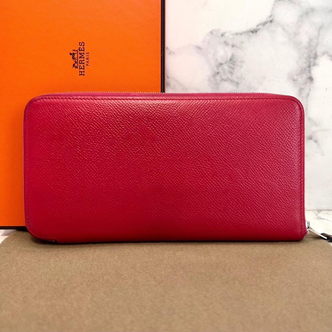 ✨極美品✨エルメス アザップロングシルクイン ローズエクストリーム 長財布