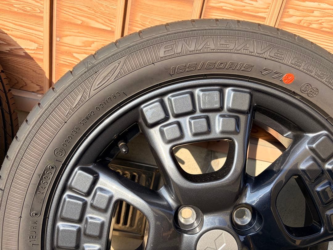 三菱新型デリカミニ純正4WD新車外し4本セット165/60R15