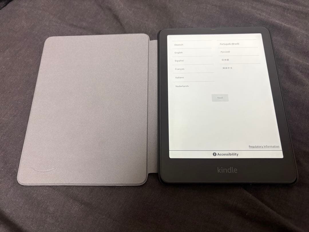 Kindle Paperwhite シグニチャー 12世代 純正カバー付き