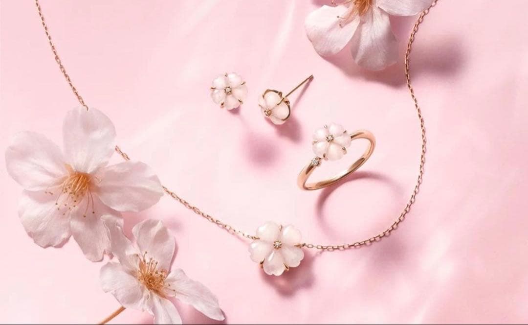 ヨンドシー　4℃　2024桜コレクション限定品 ネックレス　金　K18