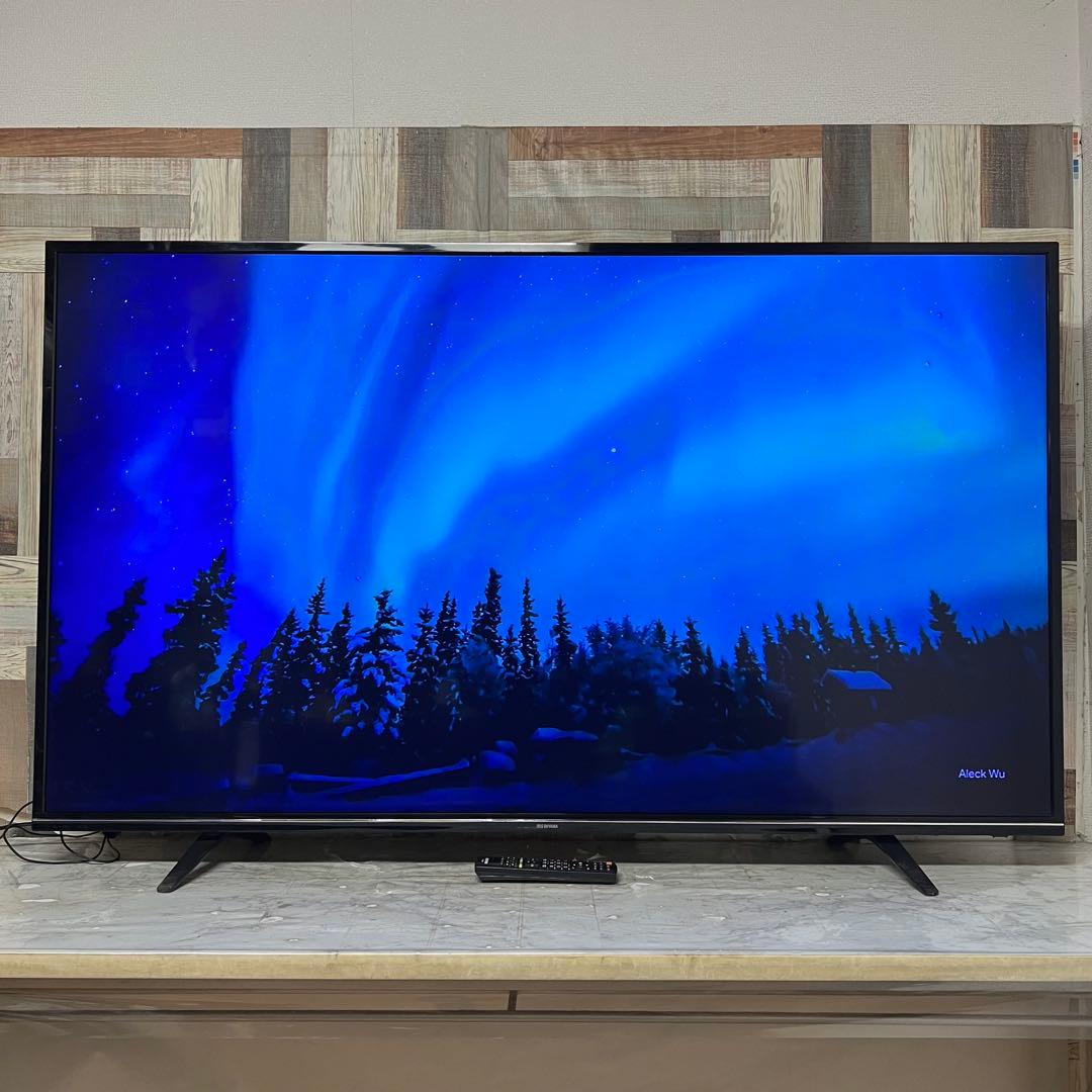 全国送料込❣️アイリスオーヤマ65V4k液晶テレビ東芝製LSIは画面操作見やすい