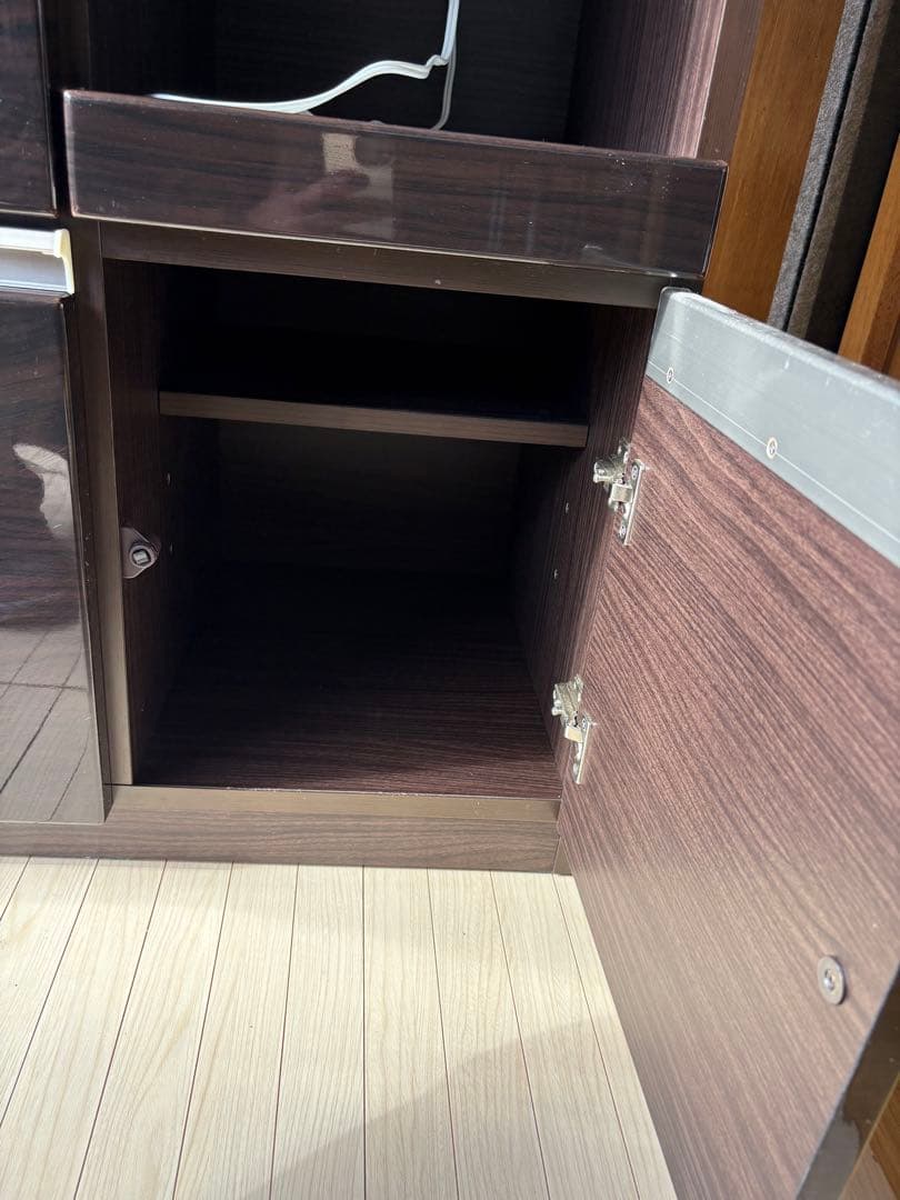 【引取or直配送】美品　キッチンボード (アルミナ2 100KB DBR)