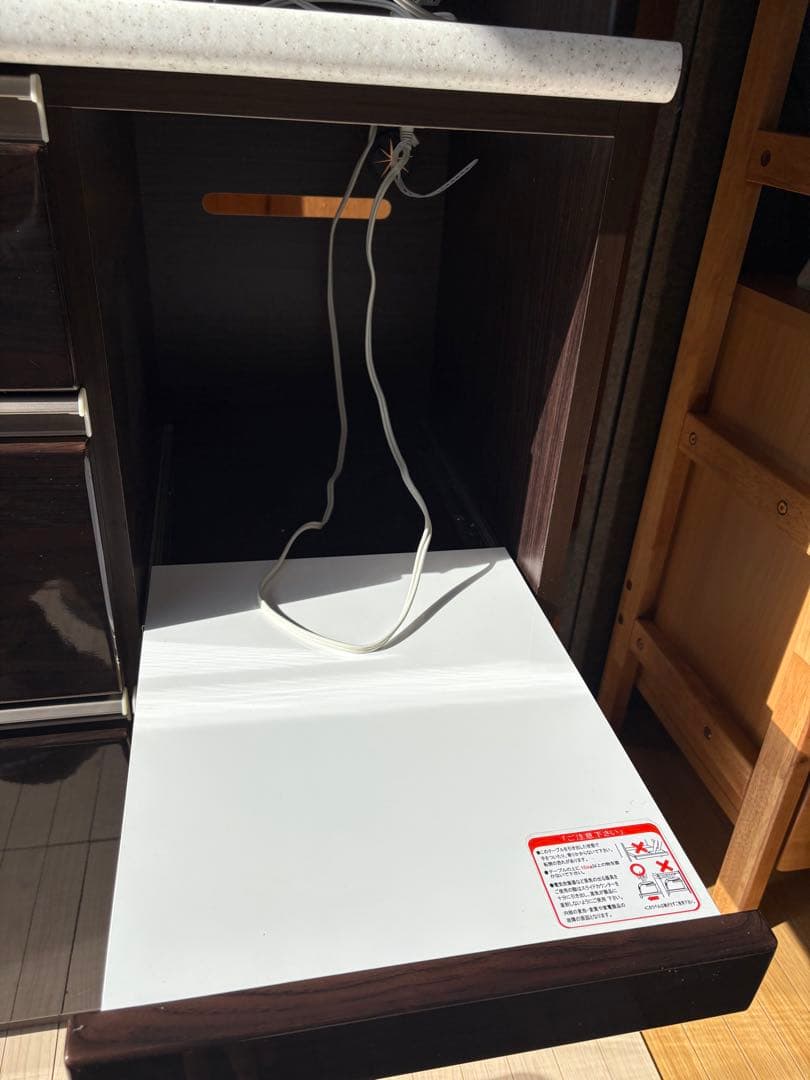 【引取or直配送】美品　キッチンボード (アルミナ2 100KB DBR)