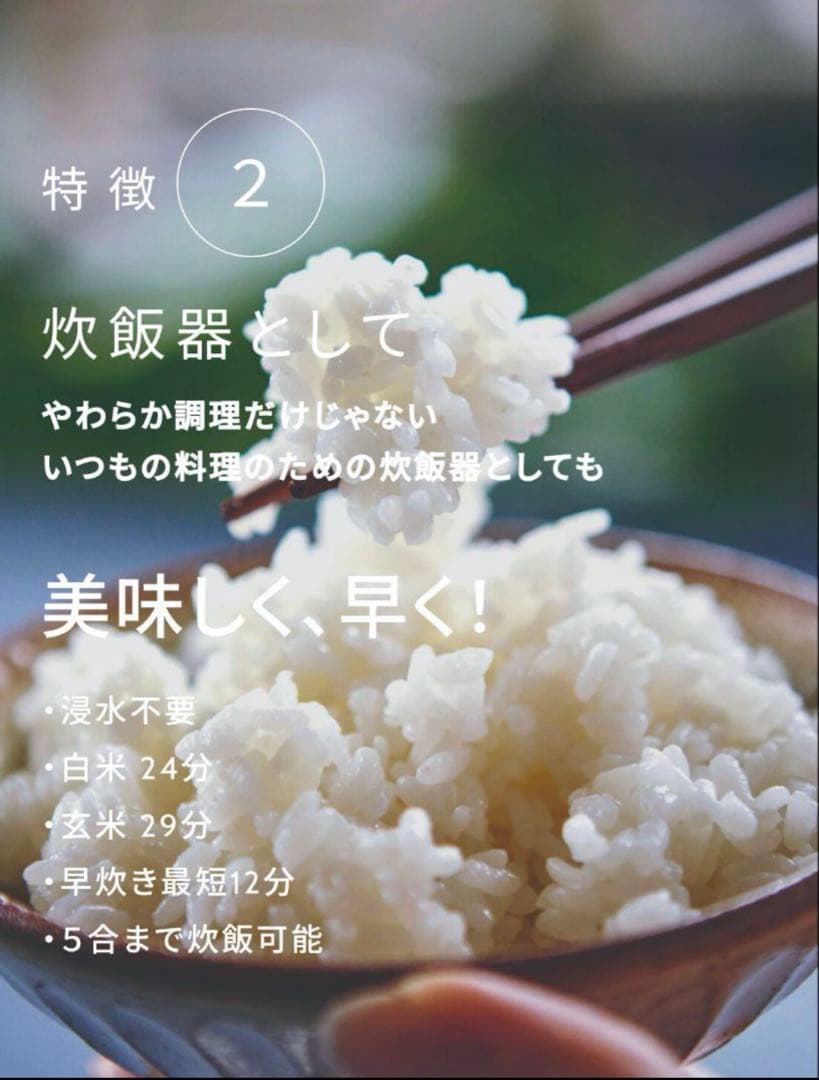 【極美品】GIFMOデリソフター電気圧力鍋1台3役　動作確認済み❗️ 介護用にも