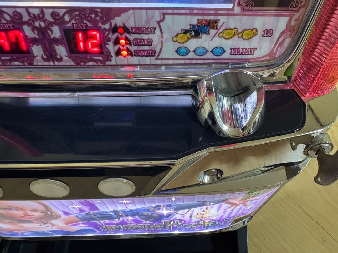 希少パチスロ実機 悪魔城ドラキュラ アンジェラパネル メダル不要機付