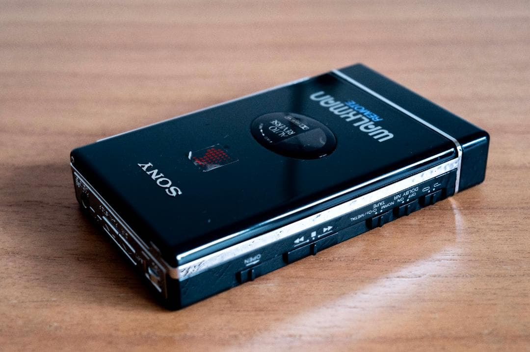 SONY WALKMAN WM-109 ブラック 電池ボックス付 整備品 OH