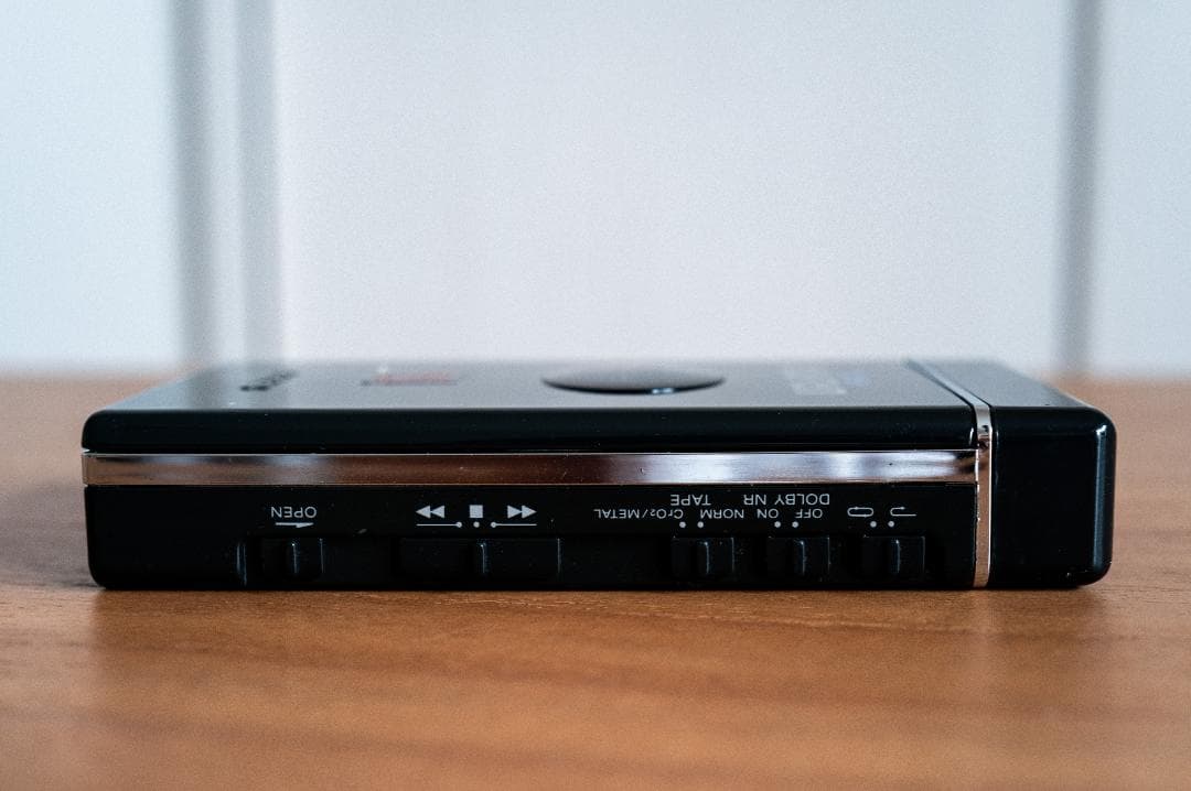 SONY WALKMAN WM-109 ブラック 電池ボックス付 整備品 OH