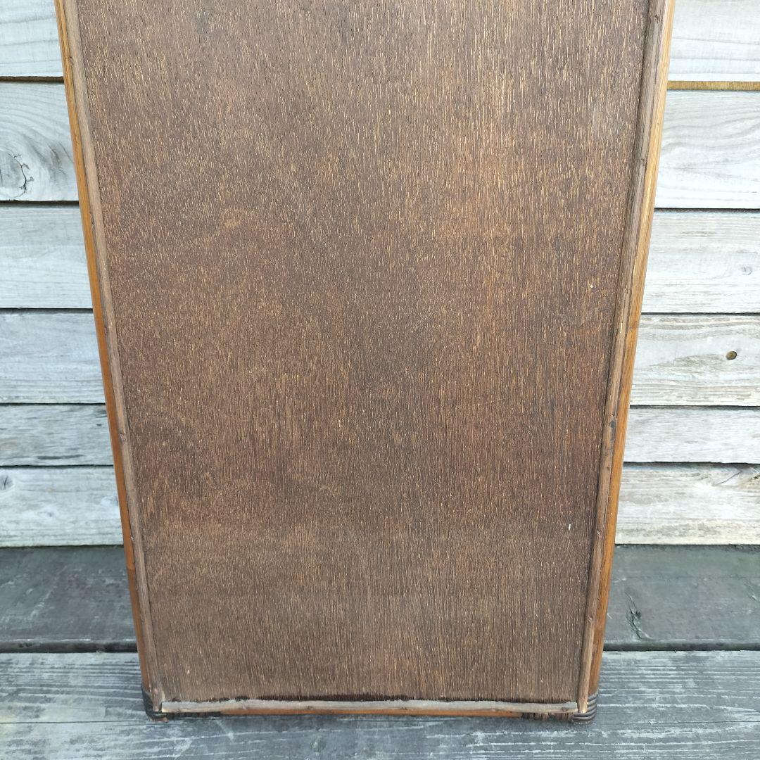 M♦ラタンミラー アンティークミラー アーチミラー 姿見 籐製