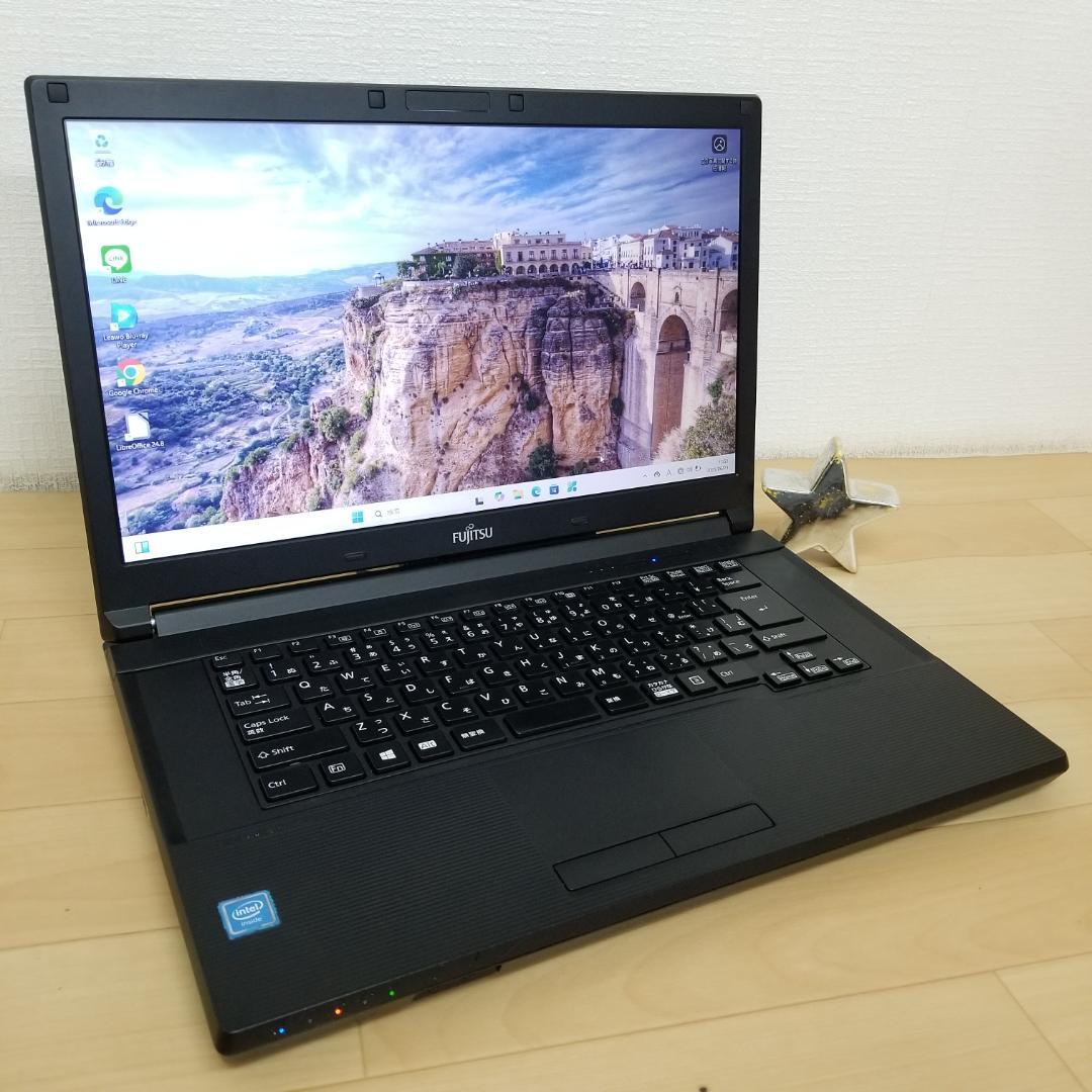 期間限定 SSD Win11 DVD再生可 ノートPC 富士通(E0853)