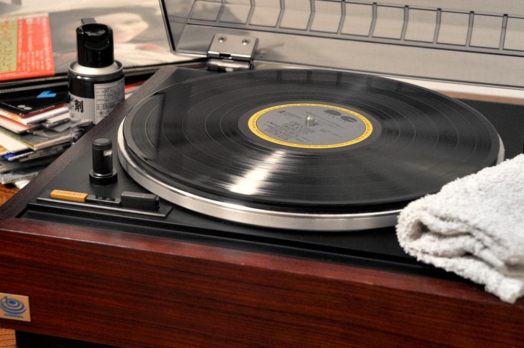 ★MICRO レコードプレーヤー型クリーナー　MR-611 　(ローズカラー)