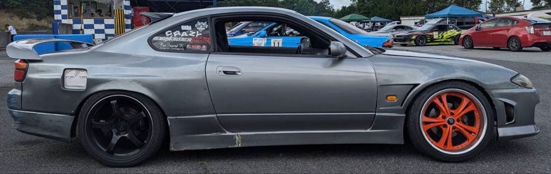 S15 シルビア ロング ルーフスポイラー 黒色 新品 値引き不可