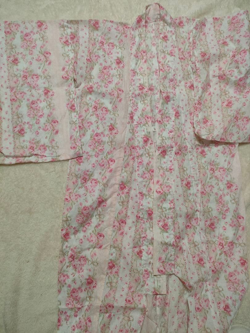 カ*ン様 LIZLISA 　リズリサ　激レア　浴衣　希少品　ピンク　　花柄　ロー