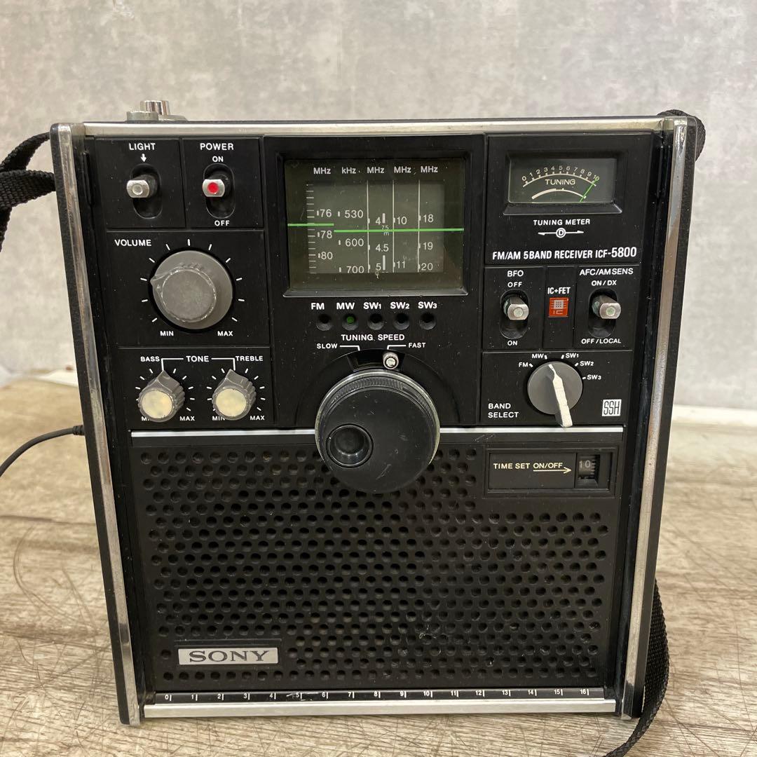 SONY ICF-5800 FM/AM 5BAND スカイセンサー